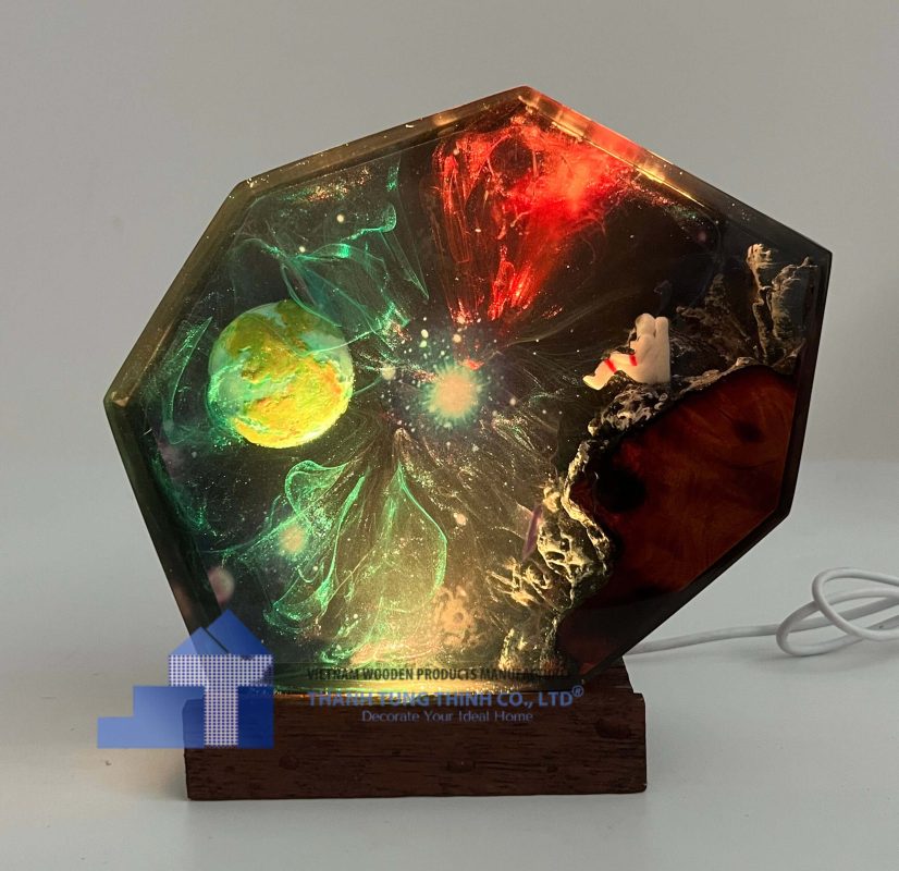 epoxy night light sample