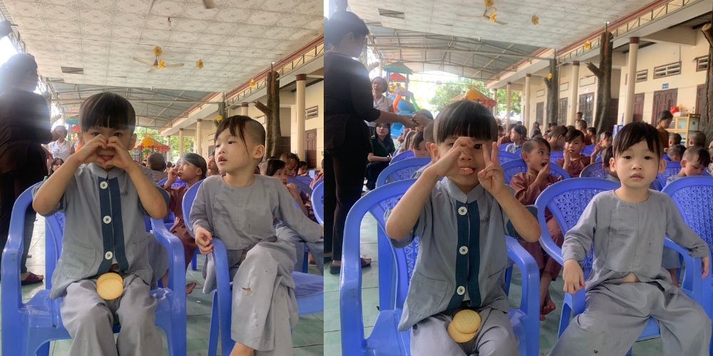 Real images of Thanh Tung Thinh company's volunteer trip at Thien Tam Pagoda