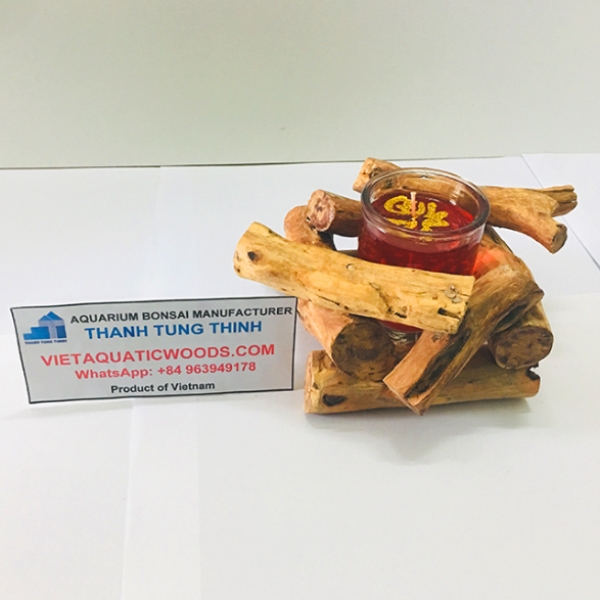 Driftwood Candle Holders