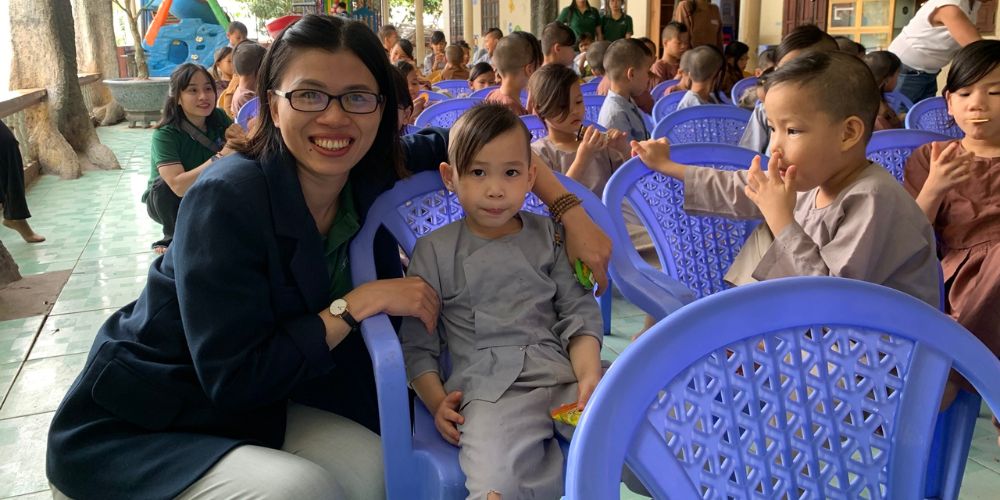 ThanhTungThinh Co., Ltd Brings Joy to Children at Thien Tam Pagoda