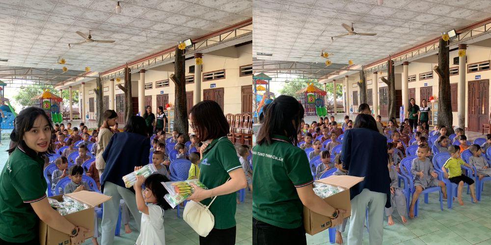 ThanhTungThinh Co., Ltd Brings Joy to Children at Thien Tam Pagoda
