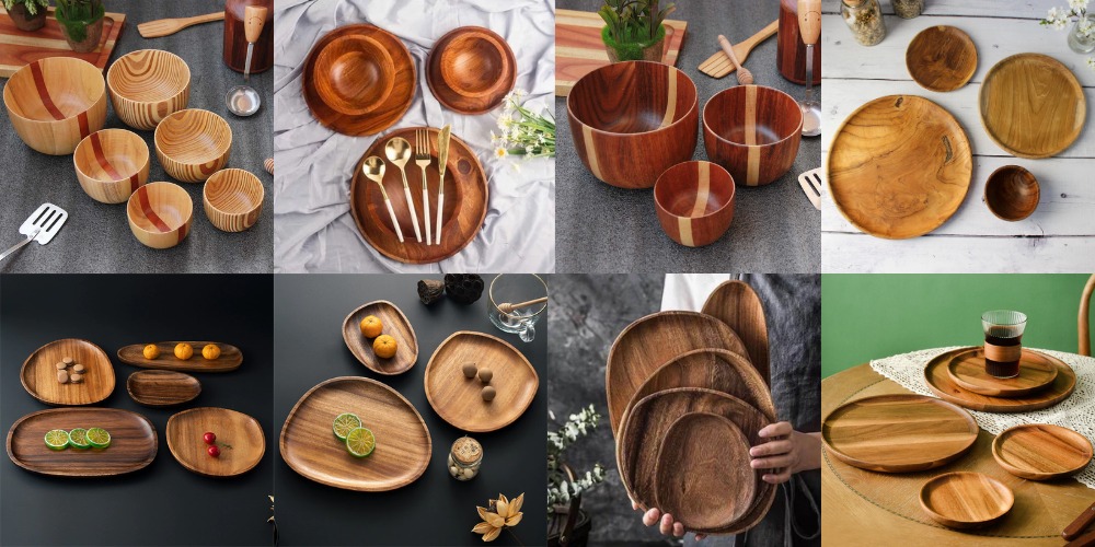 Wooden Plates or Bowls