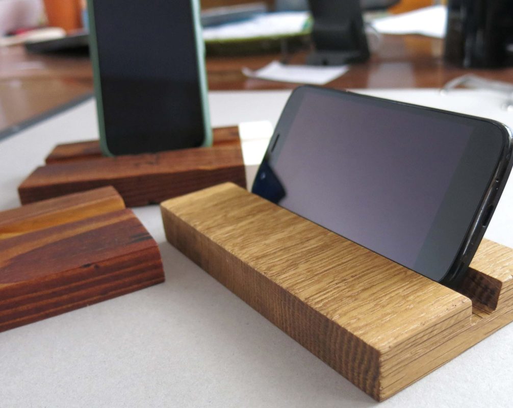 wholesale wooden phone stands