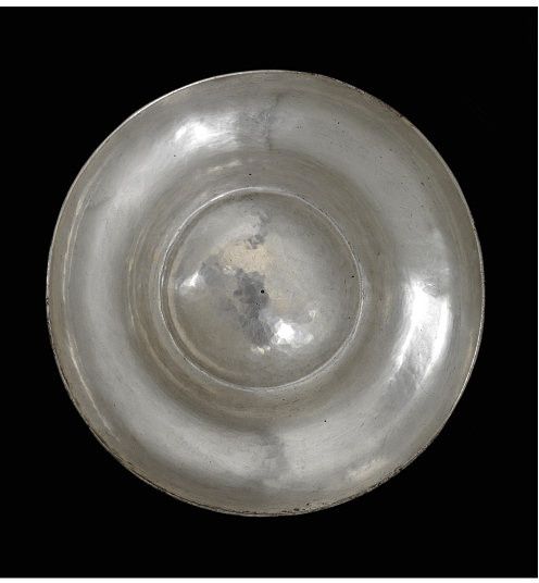 Earrly pewter plate