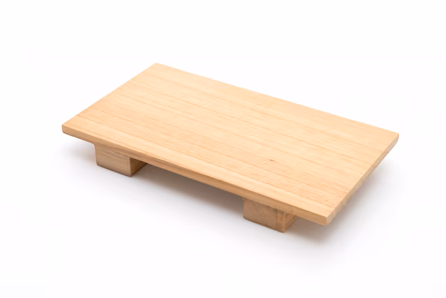 Sushi on minimalist Japanese plates