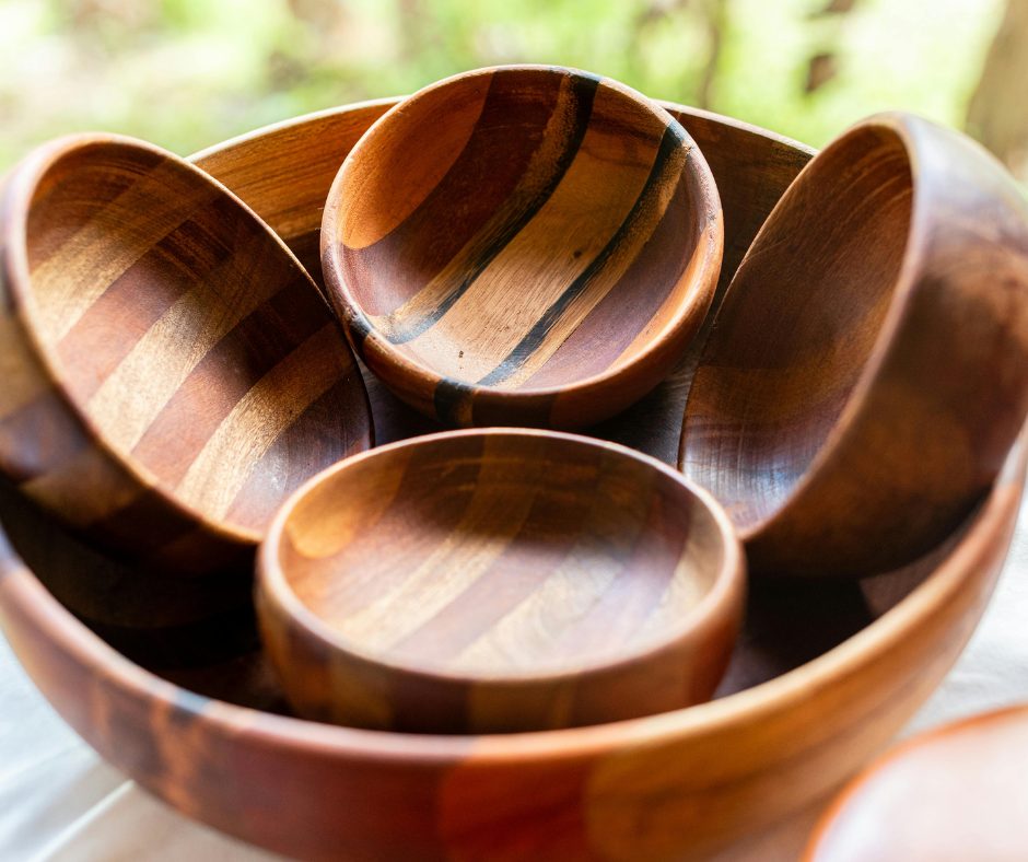 Wooden bowls can highlight brands' uniqueness