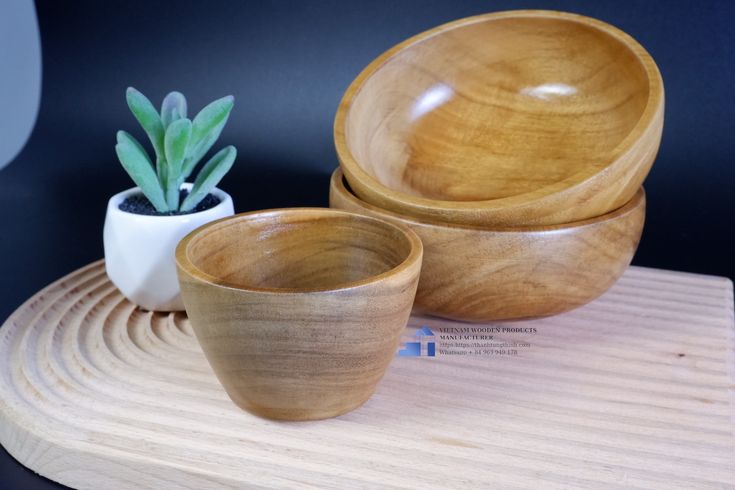 Wooden bowls