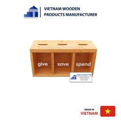 Wooden Toy Saving Box for Kids