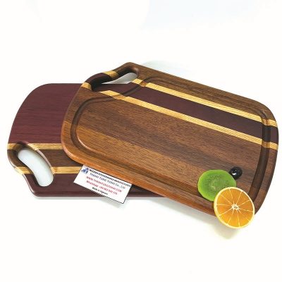 Rectangular wooden chopping boards