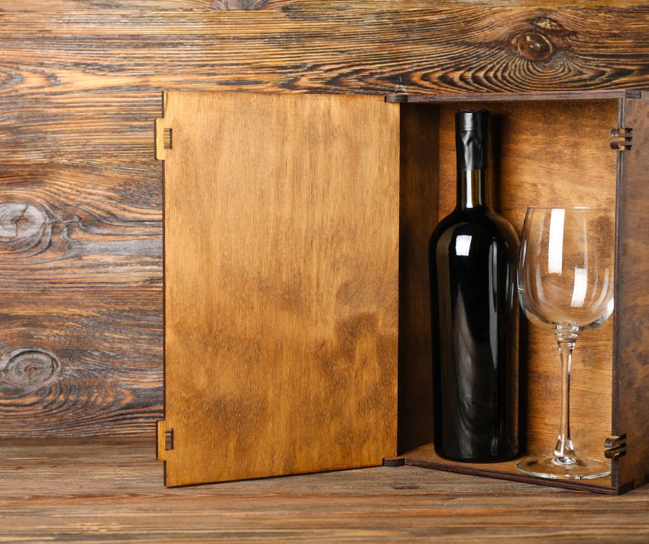 Wooden wine boxes are beneficial in long-term