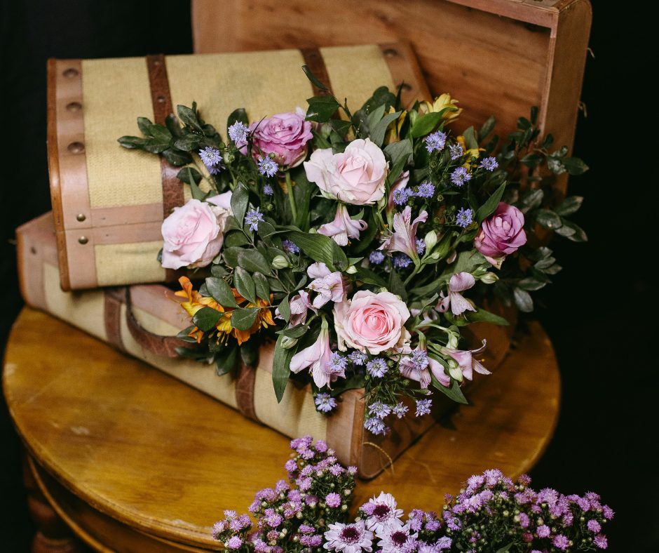 Wooden flower boxes elevate living space