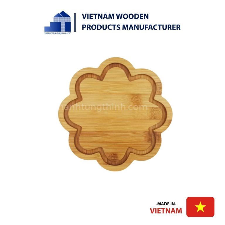 Thanh Tung Thinh Floral-Shaped Chopping Board & Trays