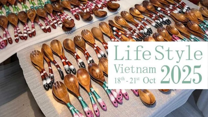 Thanh Tung Thinh wooden accessories at Lifestyle Vietnam Fair 2025
