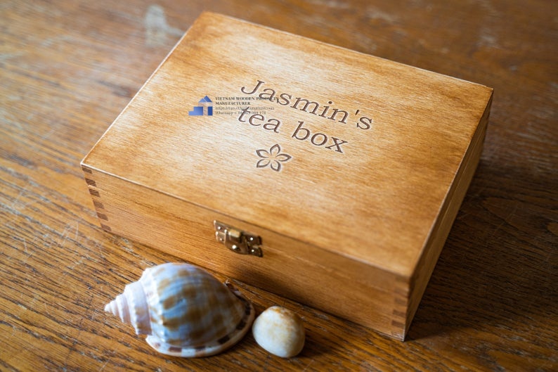 Custom wooden tea boxes