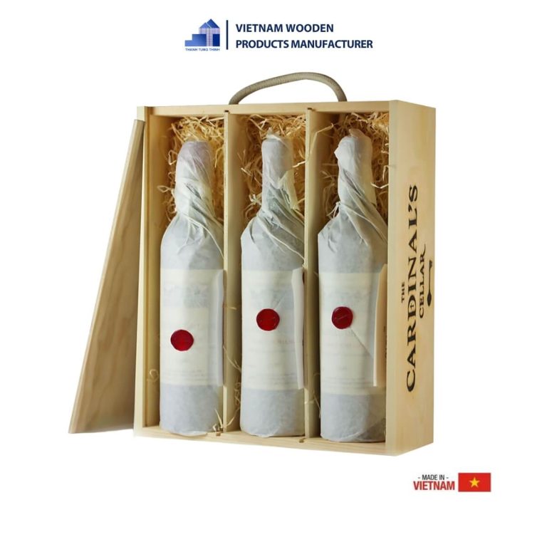 3-Bottle Box with Magnetic Latch