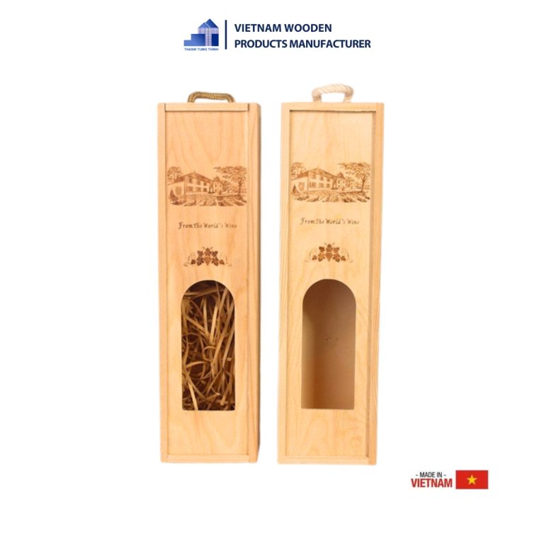 Thanh Tung Thinh Classic Single-Bottle Box with Sliding Lid