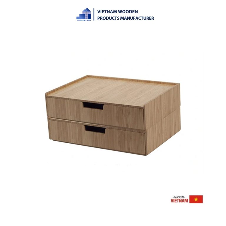 Double-Floor Wooden Tea Boxes