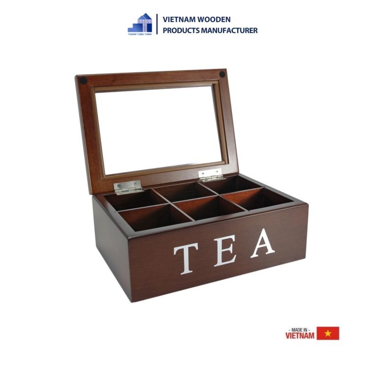 High-End 6-Compartment Tea Box