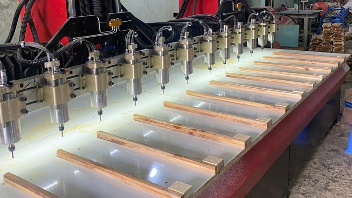 CNC machine in the morden woodworking