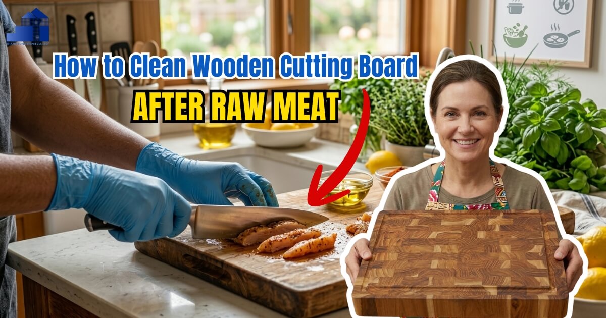 How to Clean Wooden Cutting Board After Raw Meat (Complete Food Safety Guide)