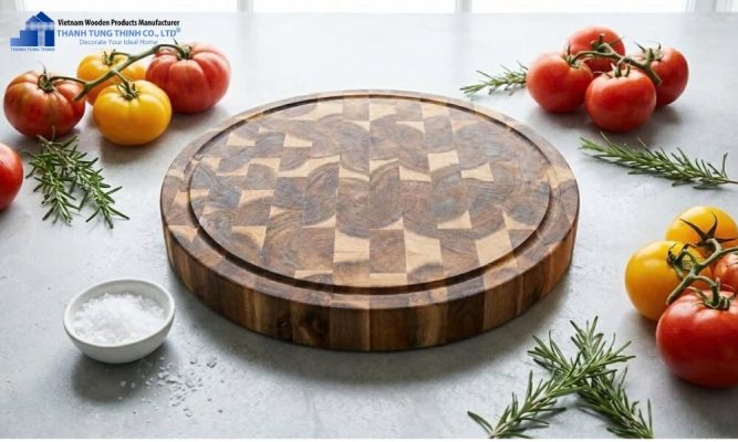 Wholesale custom end grain cutting boards and wooden utensils
