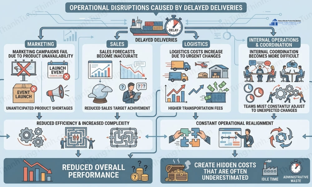 Business impact of Late Delivery in Bulk Orders