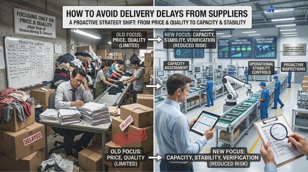 Strategy to avoid Late Delivery in Bulk Orders