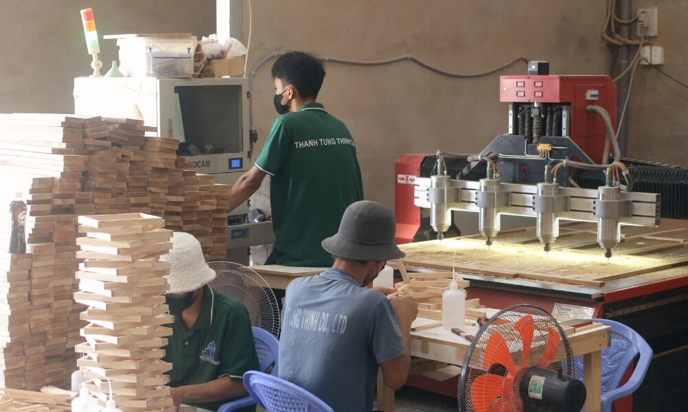 Manufacturing Made in Vietnam End Grain Cutting Boards Wholesale