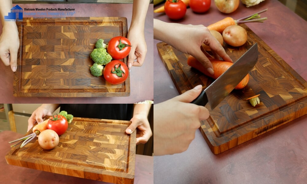 end grain cutting boards different sizes thickness