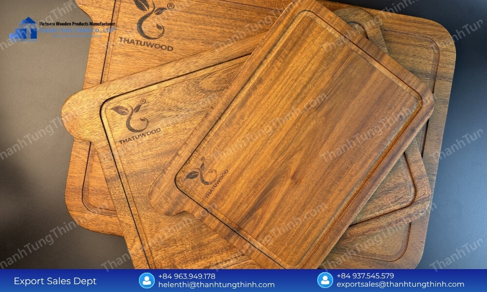 Bulk Buy Acacia Chopping Boards: Reliable Supply for Large Chains