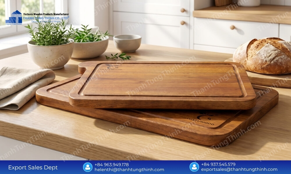 Bulk Buy Acacia Chopping Boards: Reliable Supply for Large Chains