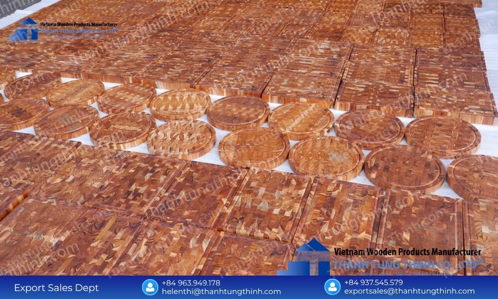 bulk natural wood cutting board supply