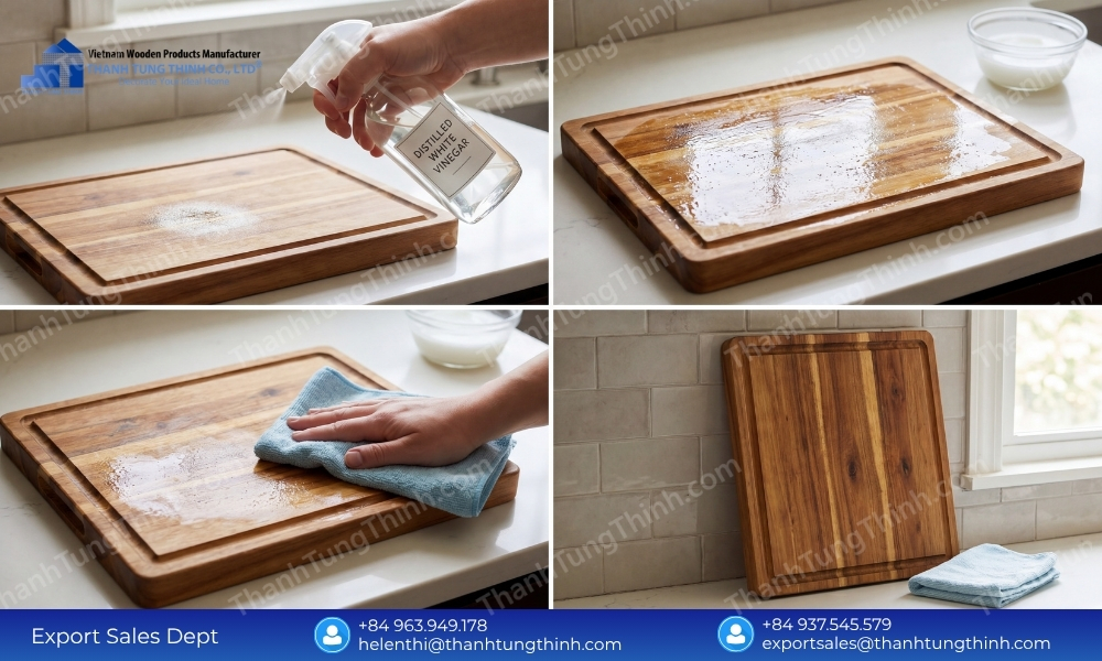 Eco-Friendly Ways on How to Clean Acacia Wood Cutting Board Naturally