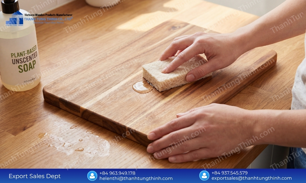 Eco-Friendly Ways on How to Clean Acacia Wood Cutting Board Naturally