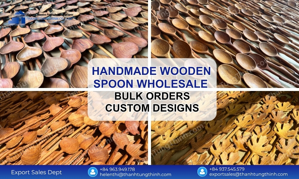 Handmade Wooden Spoon Wholesale Bulk Orders & Custom Designs