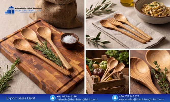 Premium Wooden Spoon for Restaurant Supply & Food Services