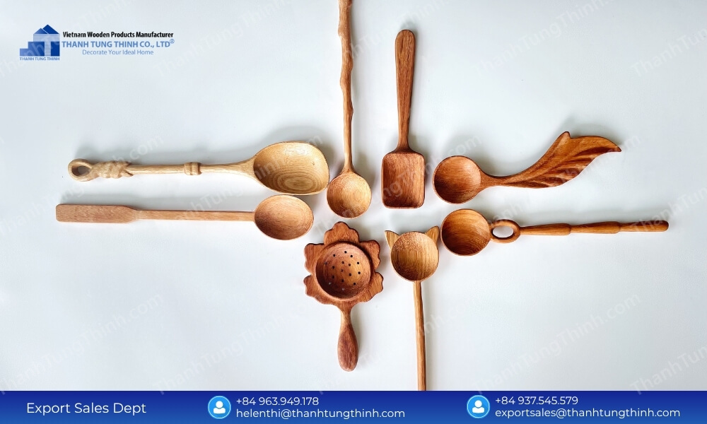 Sharp Logos Zero Smudges Quality Control in Custom Wooden Spoon Wholesale
