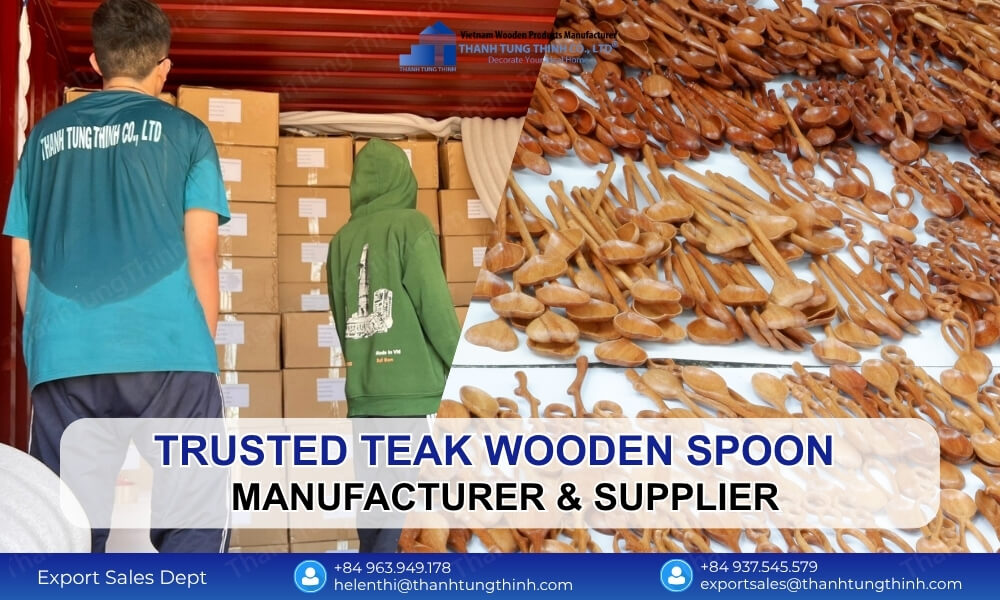 Trusted Teak Wooden Spoon Manufacturer & Supplier