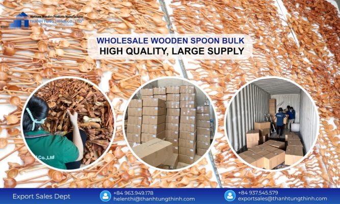 Wholesale Wooden Spoon Bulk: High Quality, Large Supply