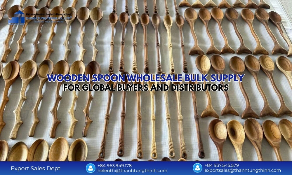 Wooden Spoon Manufacturer for OEM, Private Label, and Bulk Export Supply
