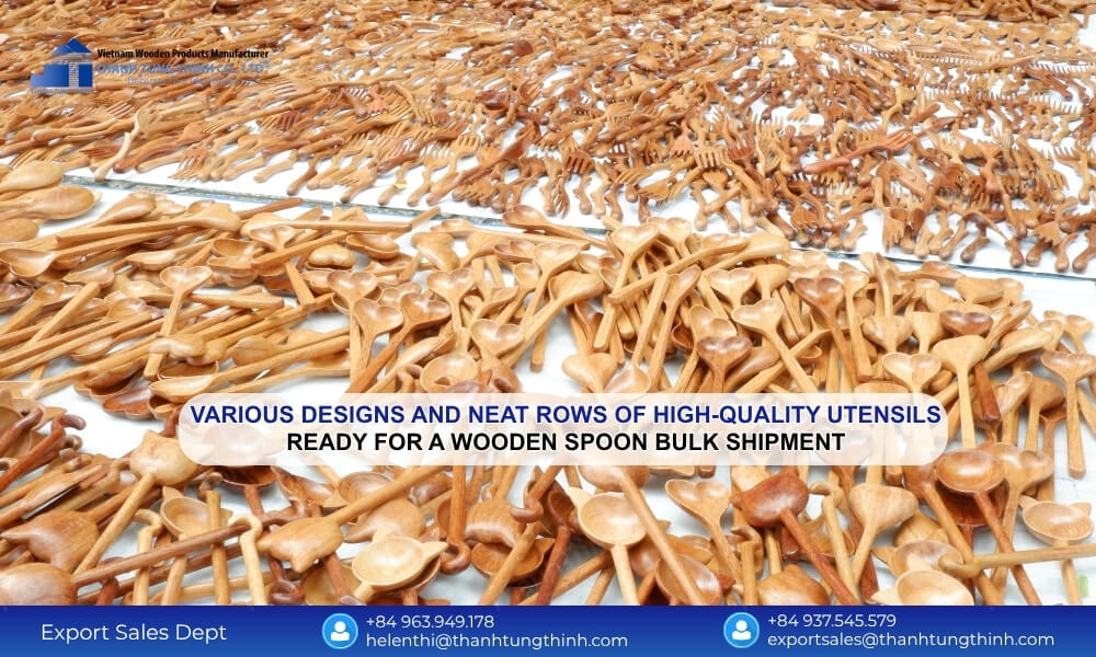 Wholesale Wooden Spoon Bulk: High Quality, Large Supply