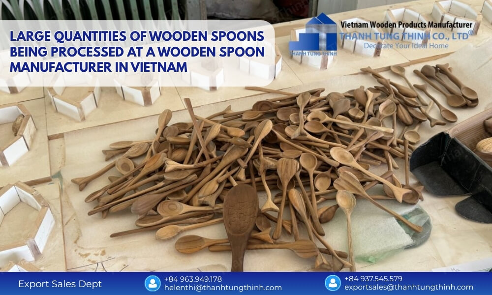 Wooden Spoon Manufacturer for OEM, Private Label, and Bulk Export Supply