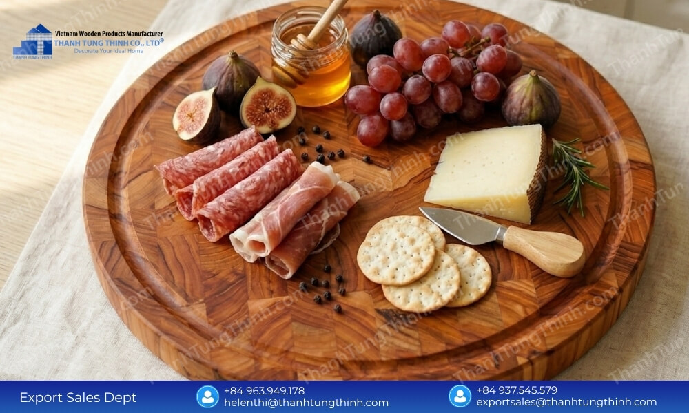Bulk Teak Cutting Boards for Commercial Kitchens Pure Food Safe Hardwood