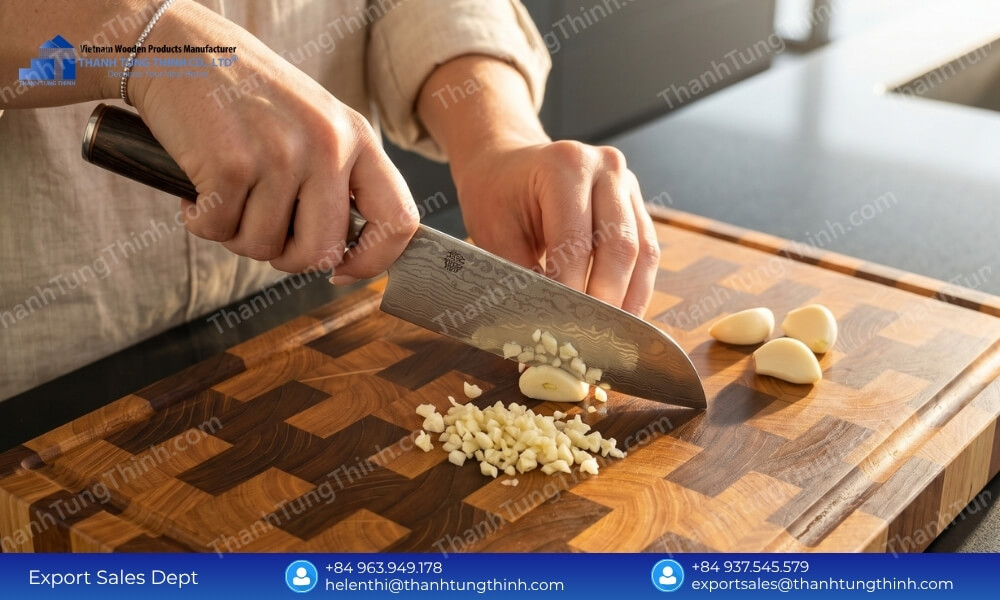Bulk Teak Cutting Boards for Commercial Kitchens Pure Food Safe Hardwood