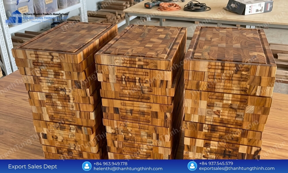 Certified Teak Wood Cutting Board Manufacturer: Strict Quality Control System