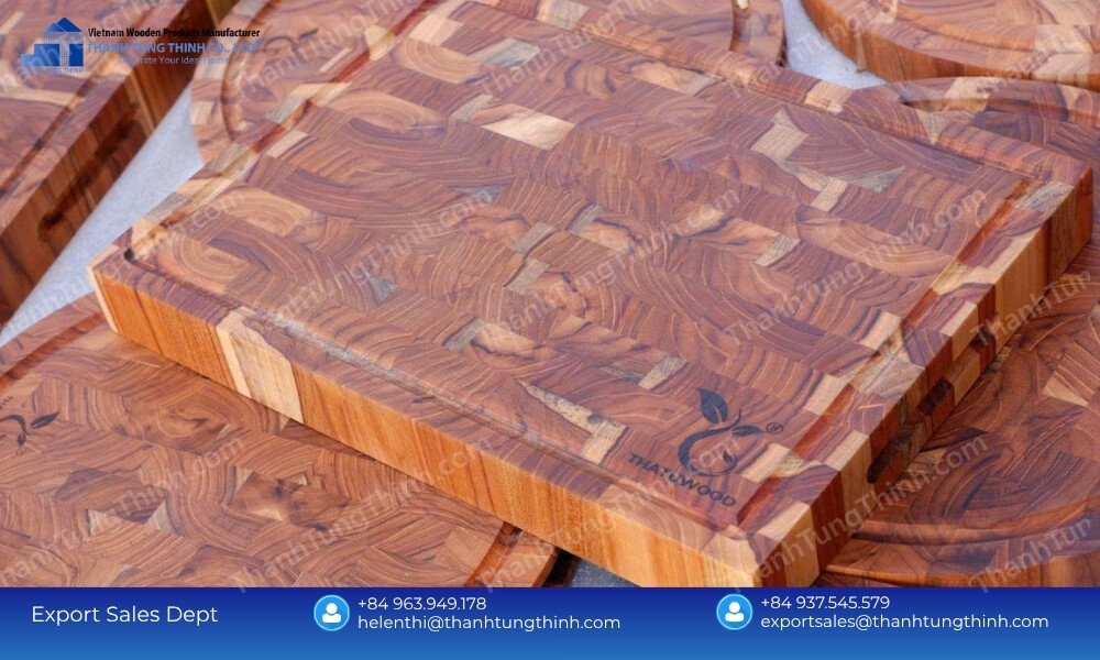 Complete OEM Solutions: B2B Teak Wood Kitchenware Factory Bulk Supply