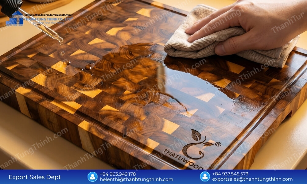 Heavy-Duty Teak Wood Serving Boards for Restaurants & Hotels
