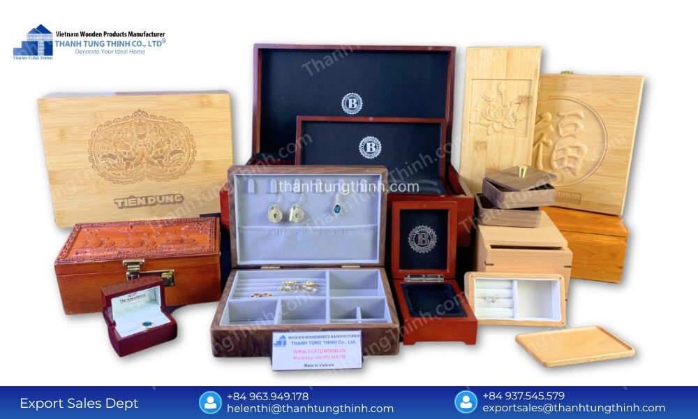 High Volume Bulk Wooden Jewelry Boxes Factory Direct Supply