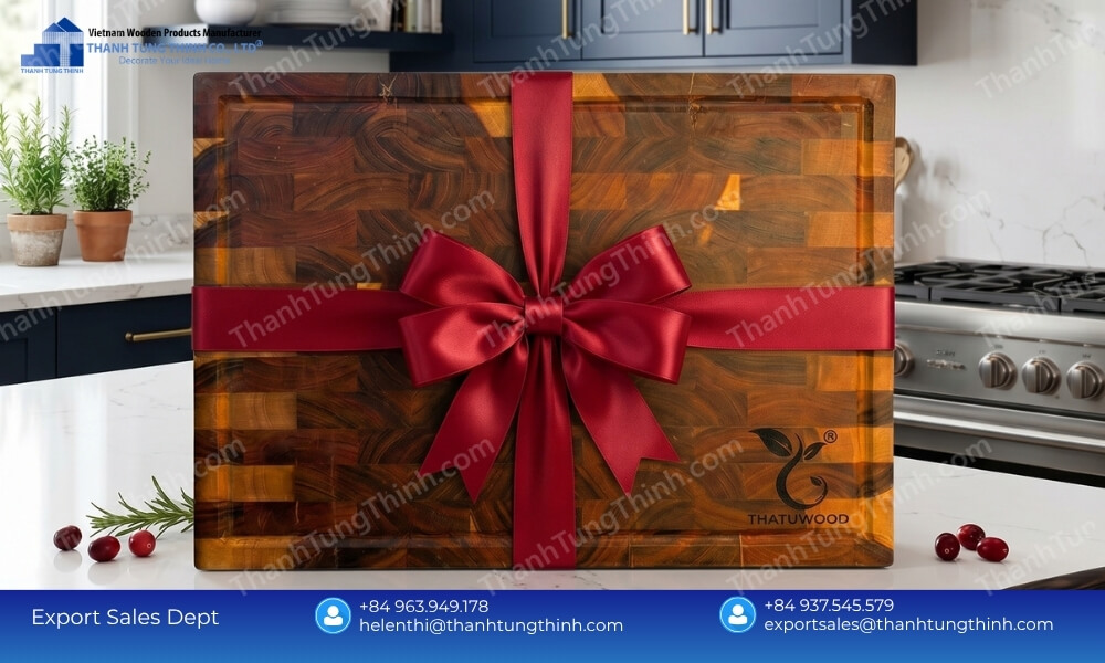 Premium Teak Wood Corporate Gifts Wholesale for Luxury Branding
