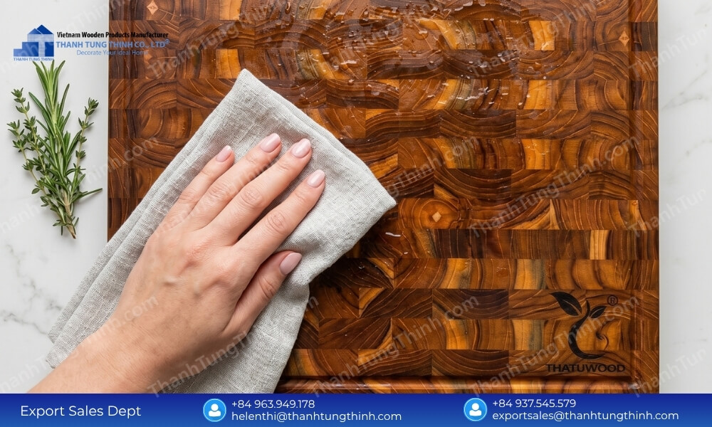 Quick Way How to Clean Acacia Wood Cutting Board Safely